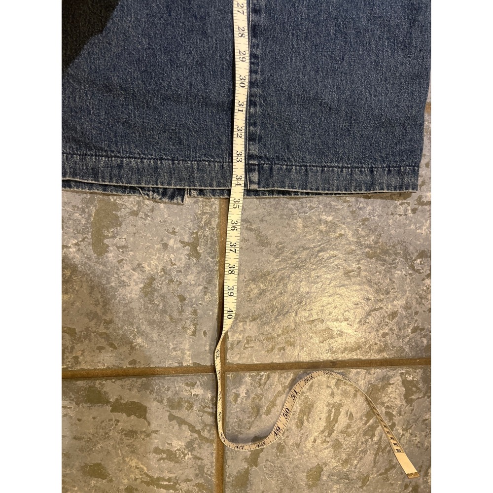 Lee Casuals Jeans Skirt Women's Size 4L Long Maxi Blue Vintage 90s Classic - Picture 7 of 9
